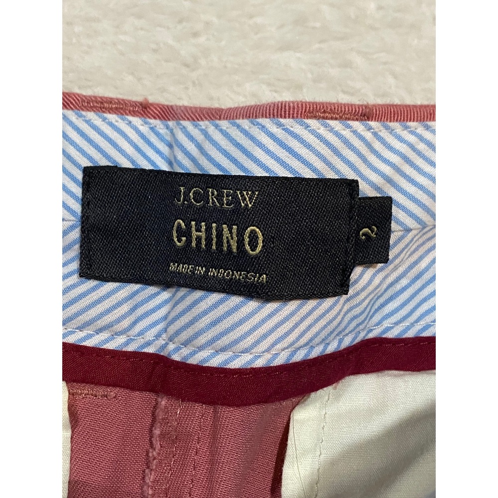 J.Crew Chino Shorts Womens 2 Dusty Rose Pink 100% Cotton Style 82043 FA 15 - Picture 6 of 9